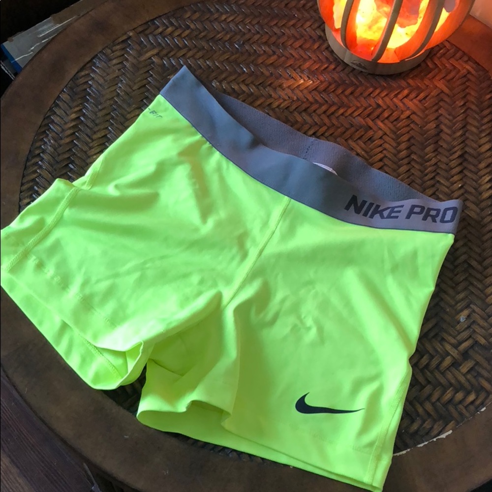 NEON Nike spandex shorts